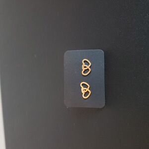 Stainless Steel Heart Earrings *NWOT*